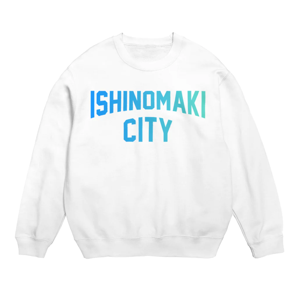 JIMOTOE Wear Local Japanの石巻市 ISHINOMAKI CITY Crew Neck Sweatshirt