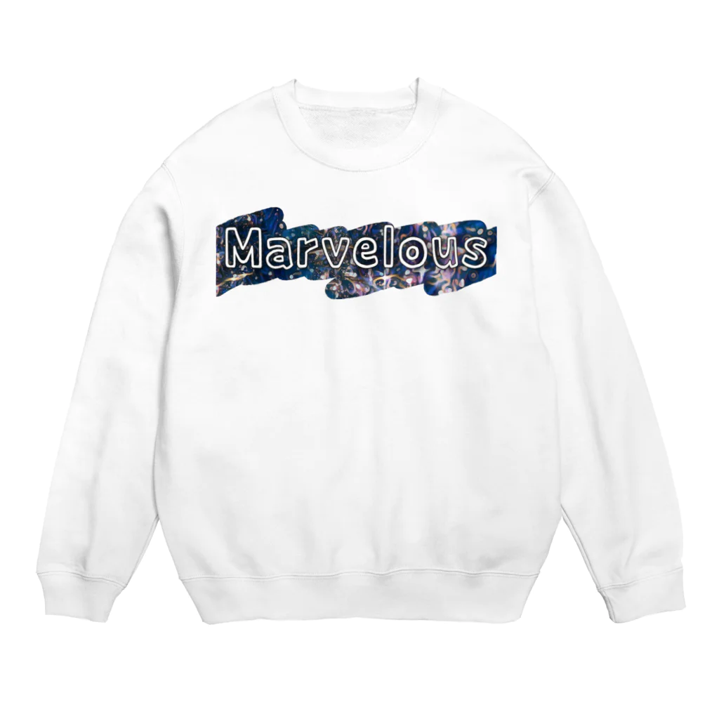 響のMarvelousWorld Crew Neck Sweatshirt