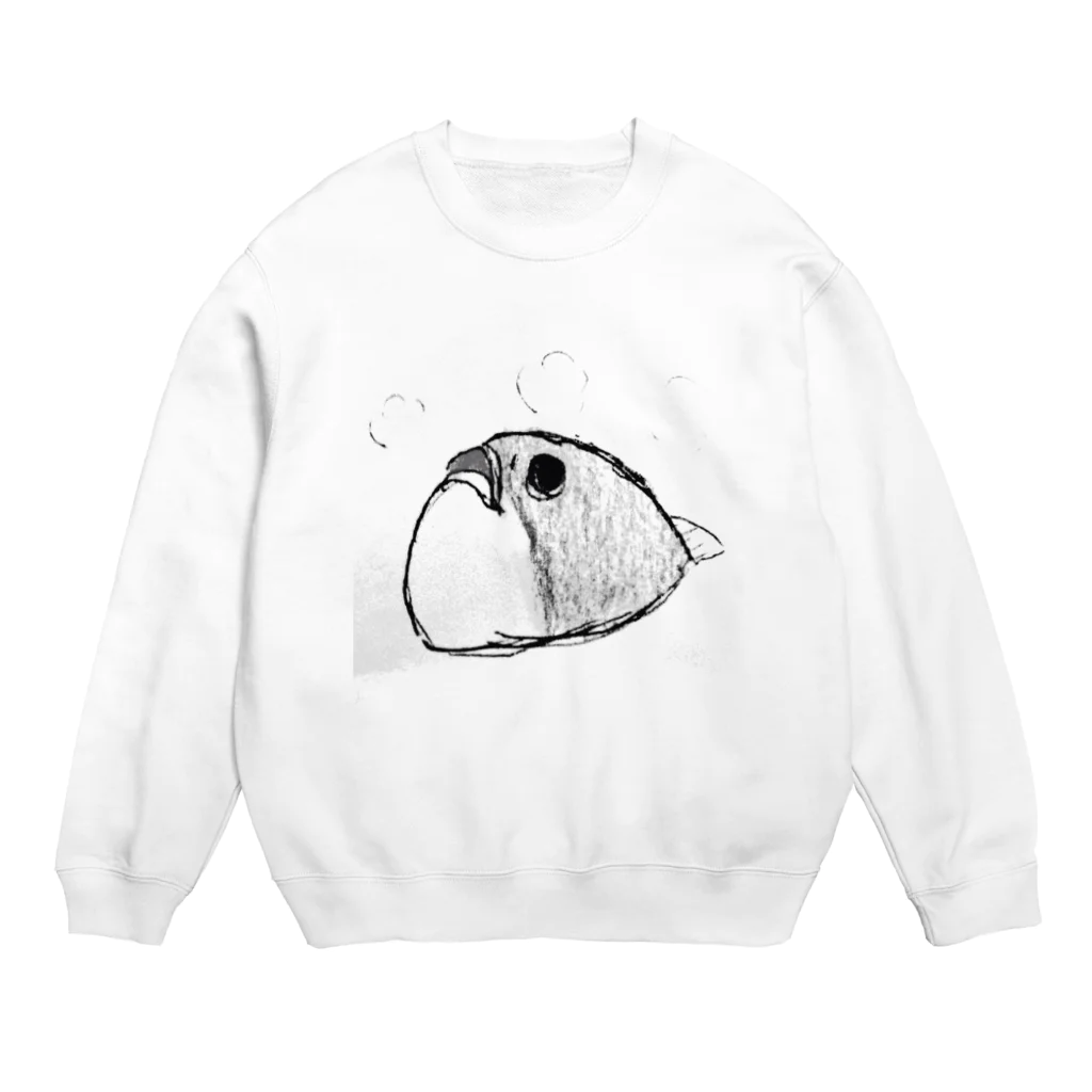 Dimosのはまちのかまたろう(モノクロ) Crew Neck Sweatshirt