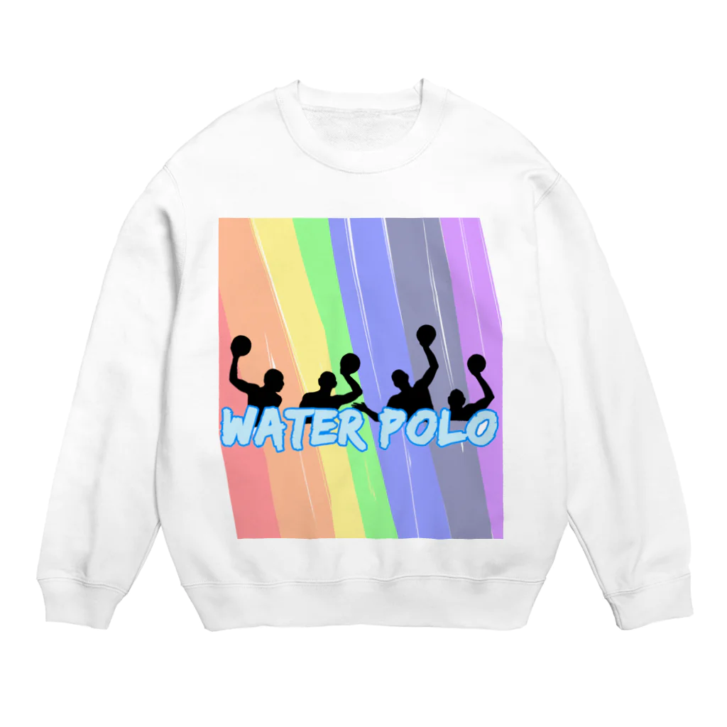 AJCOMPANYの水球シリーズ　colorful Crew Neck Sweatshirt