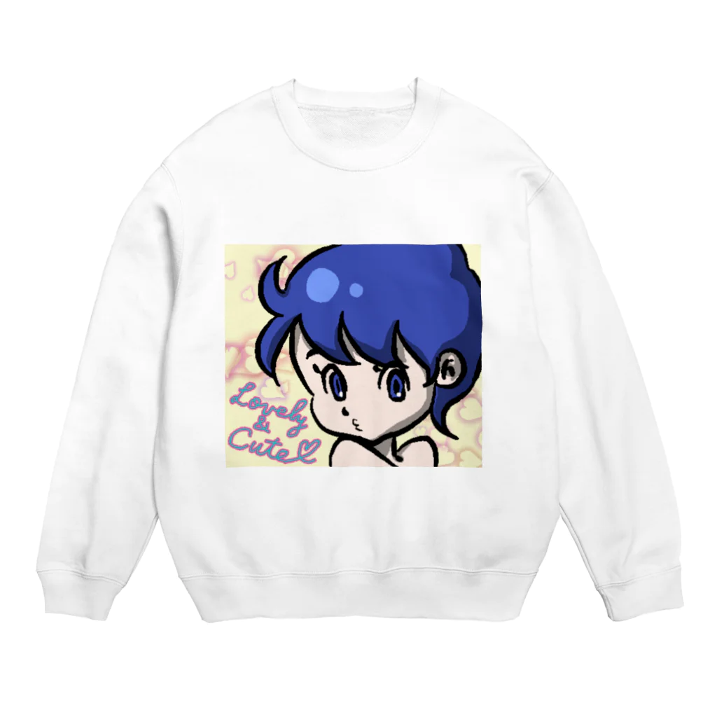 くえくえアワードのラブ&キュート Crew Neck Sweatshirt