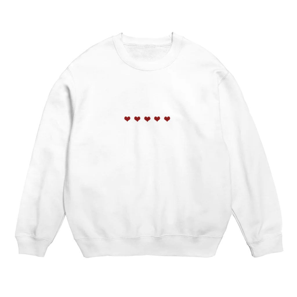 cosmic8のファイブハート Crew Neck Sweatshirt