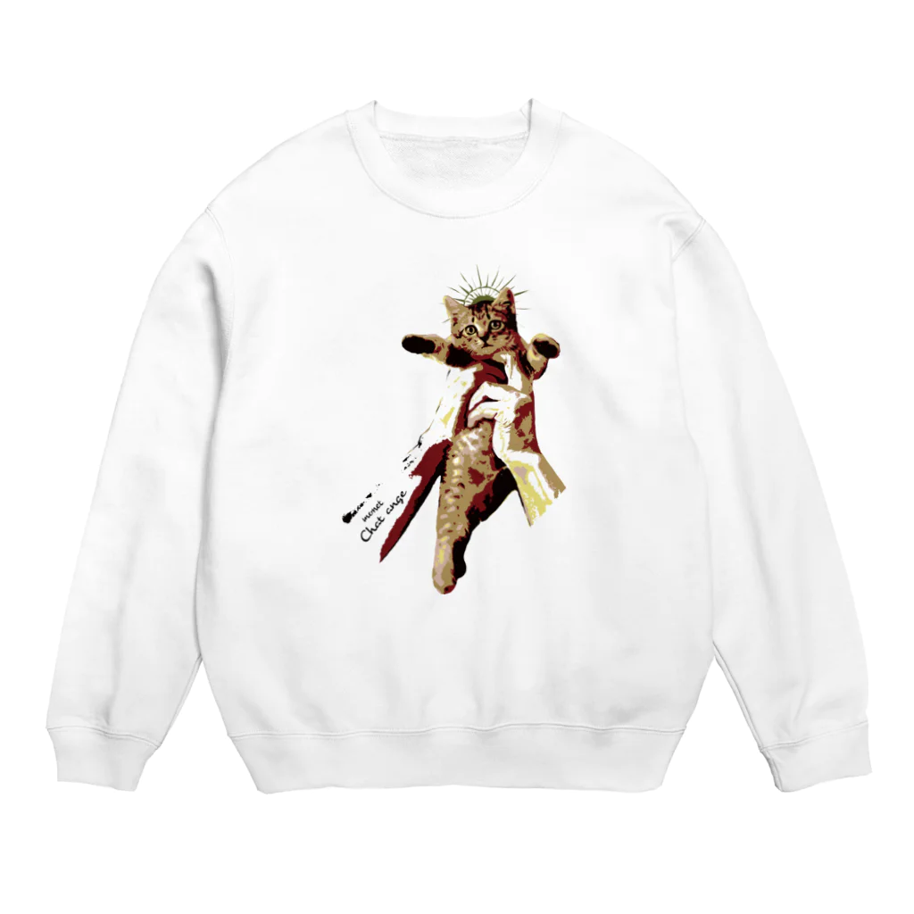 monetのmonet/ange天使猫 Crew Neck Sweatshirt