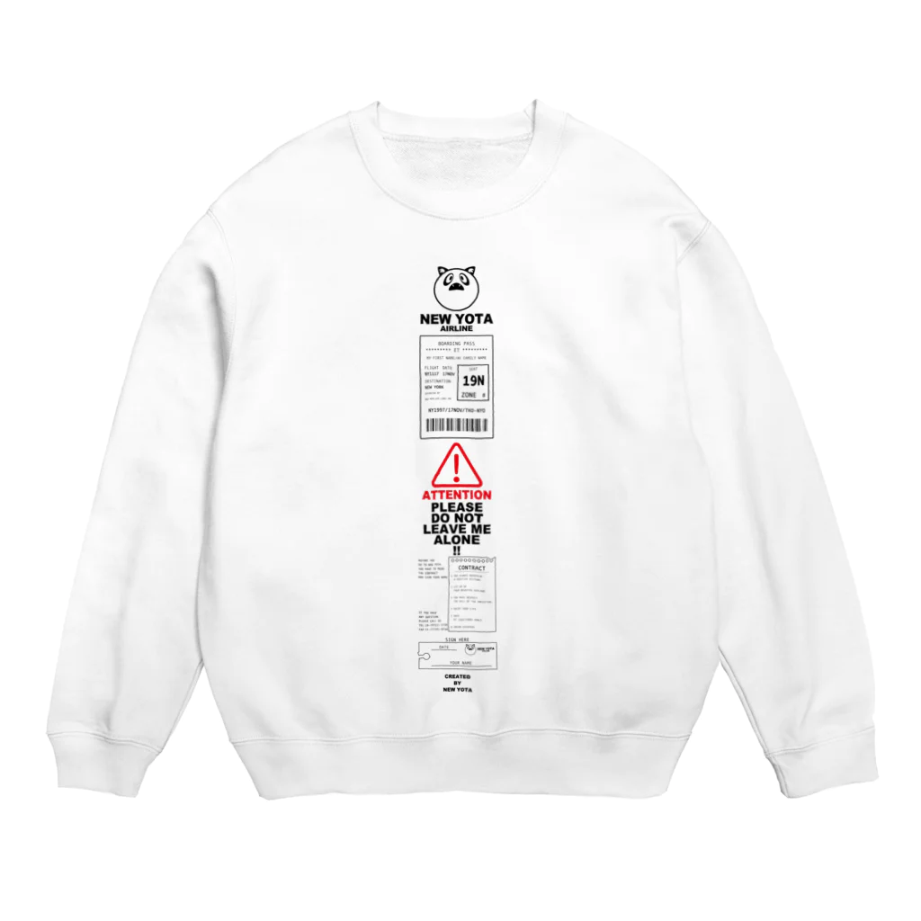 NEW YOTAのTRAVELER'S CHECK Crew Neck Sweatshirt