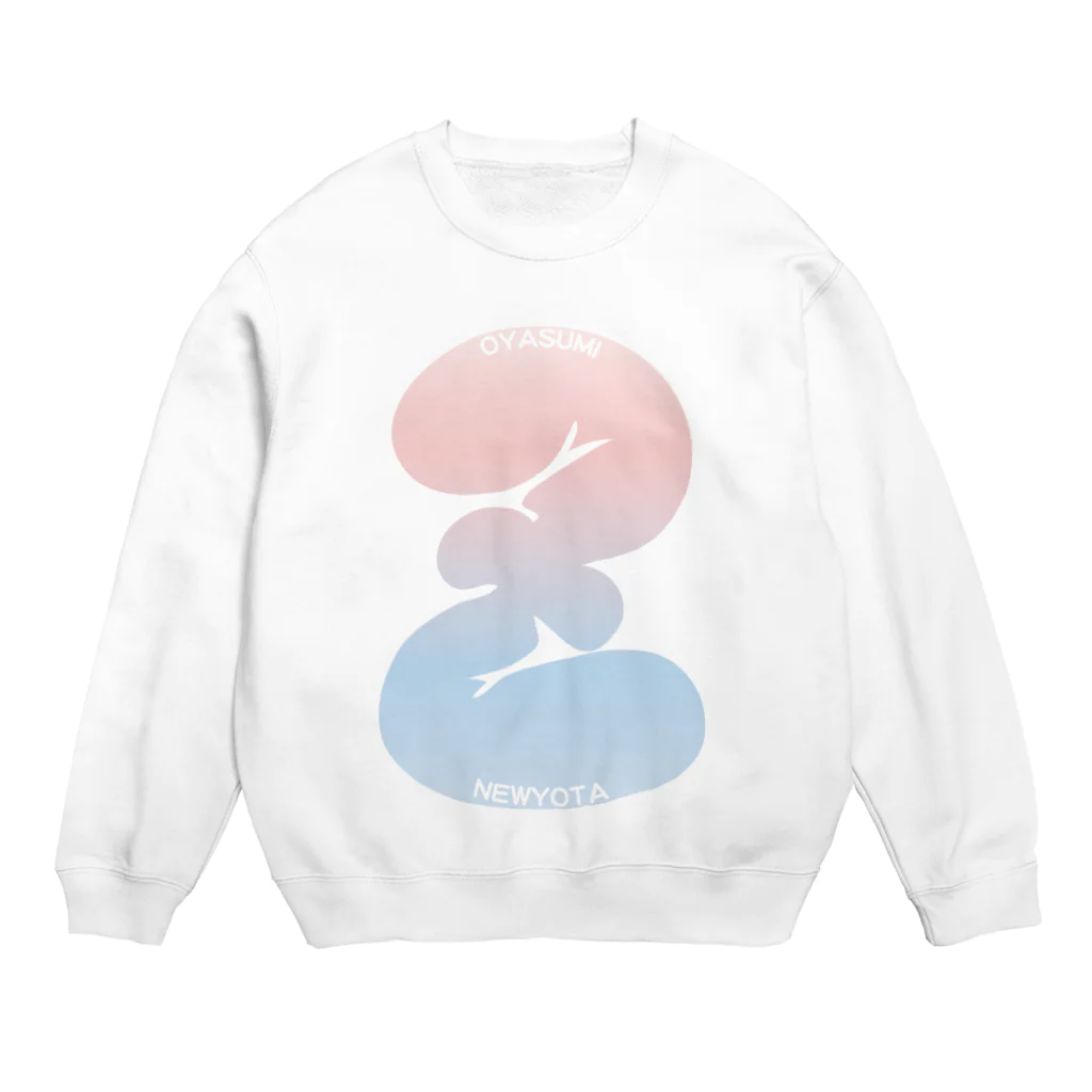 NEW YOTAのZZZ(おやすみ眠子ちゃん) Crew Neck Sweatshirt