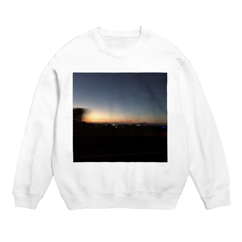 i_d_a_entyの夜が朝に溶ける瞬間 Crew Neck Sweatshirt