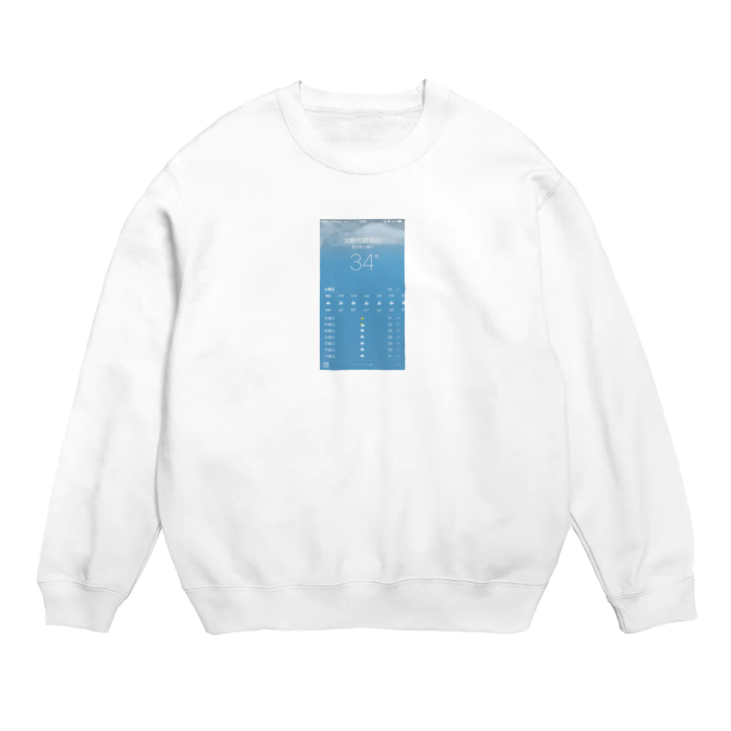 JET HAMSTERSの温度 Crew Neck Sweatshirt