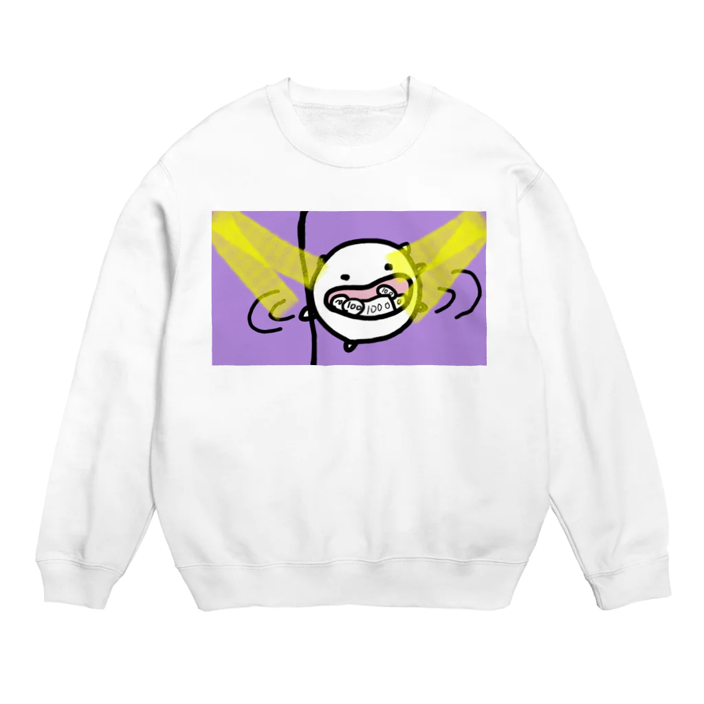 ダイナマイト87ねこ大商会のポールダンサーねこです Crew Neck Sweatshirt