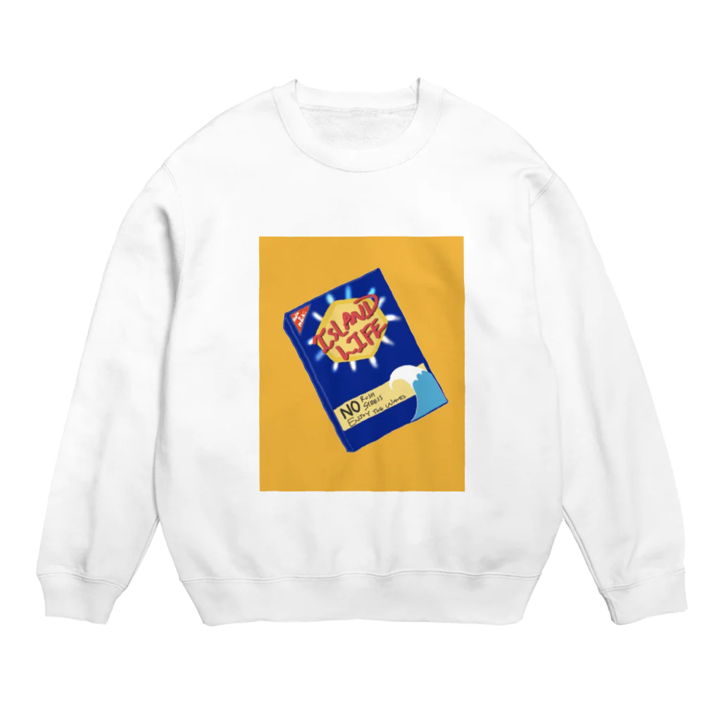 makiのIsland life/ yellow Crew Neck Sweatshirt