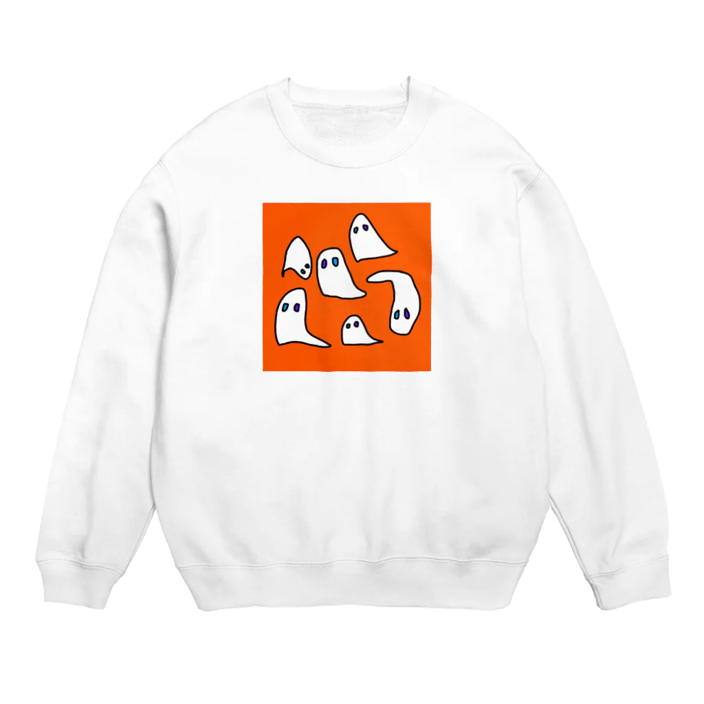 然然のOdd eyes ghost/オッドアイのおばけ Crew Neck Sweatshirt