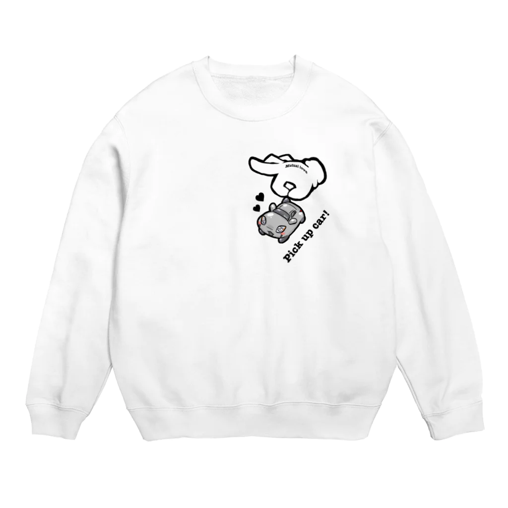 kuzi garageのフェアレディZ(銀) Crew Neck Sweatshirt