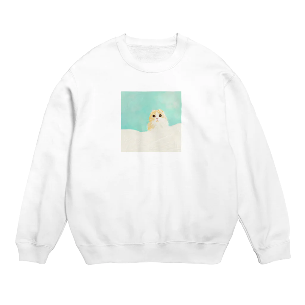 misomaru311のパステルみそ丸くん Crew Neck Sweatshirt