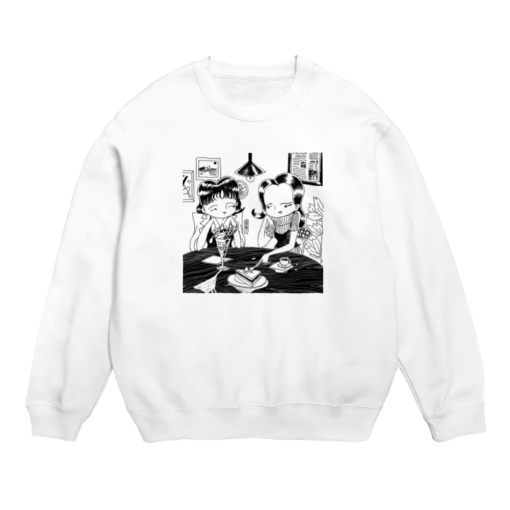 ipinlululululu's ferris wheelのスイーツ女子会 Crew Neck Sweatshirt