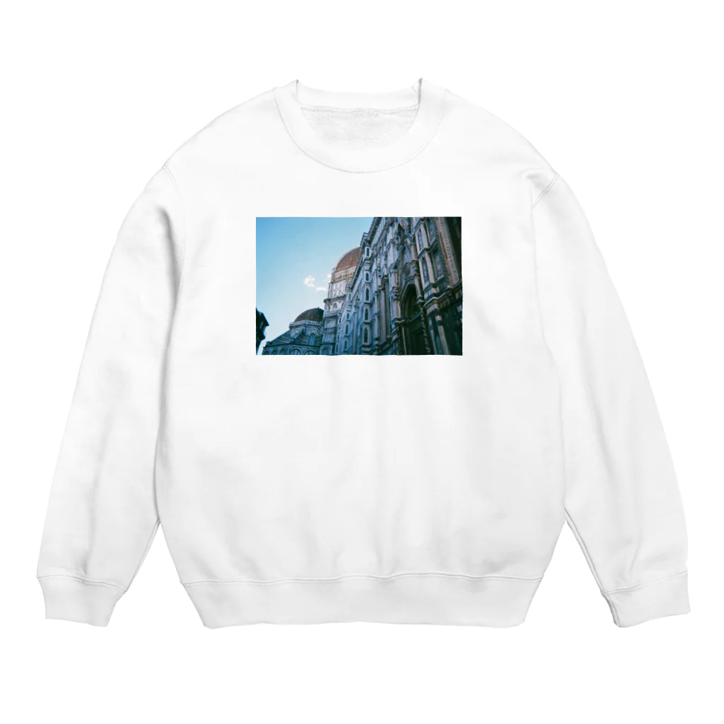 えだ豆🌱のイタリアの風景 Crew Neck Sweatshirt