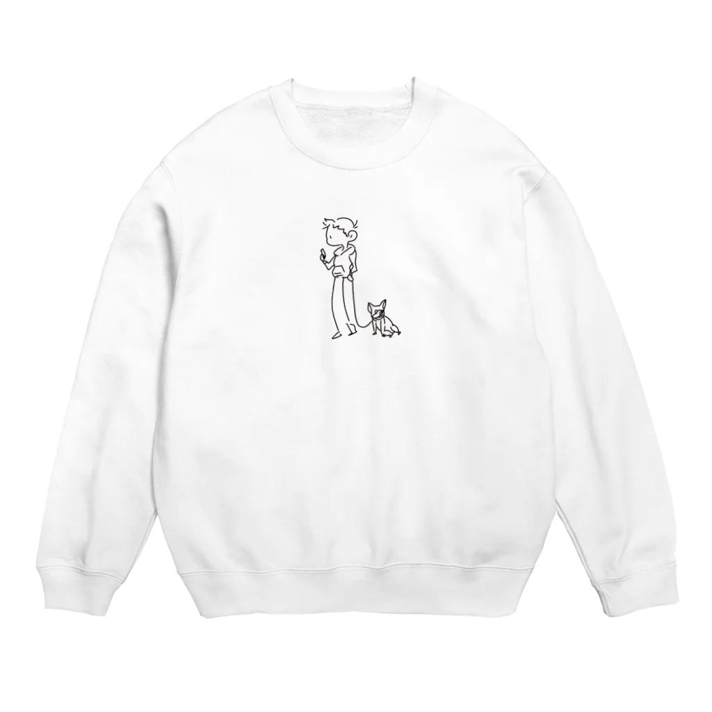 Boston ShopのDog-walking細 Crew Neck Sweatshirt