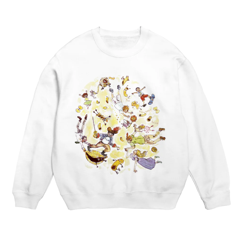 marblesproductionのマカロニ戦争 Crew Neck Sweatshirt