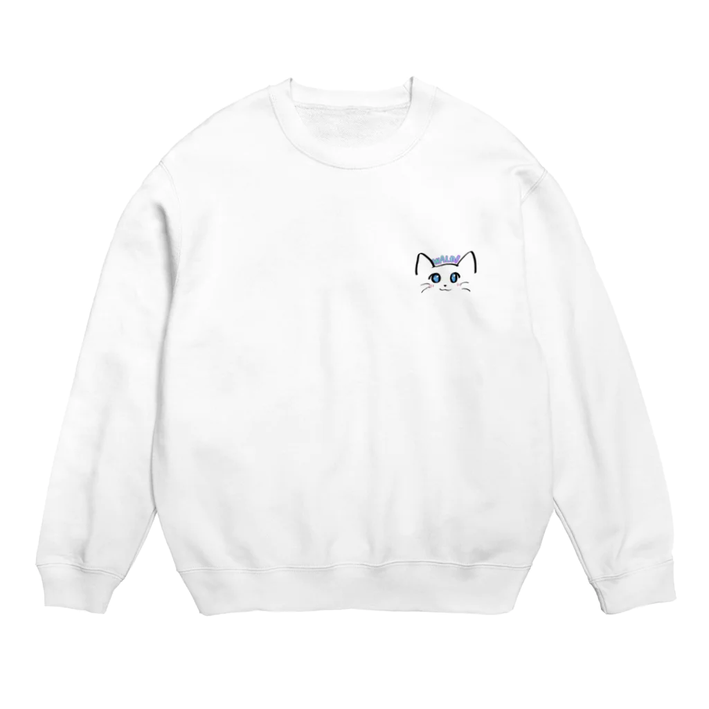 WALD公式ショップの可愛い猫の「「「服」」」 Crew Neck Sweatshirt