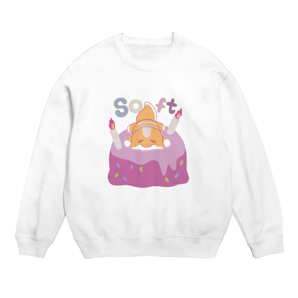 レオパとニシアフのケニーレインローズのsoftローズ服 Crew Neck Sweatshirt