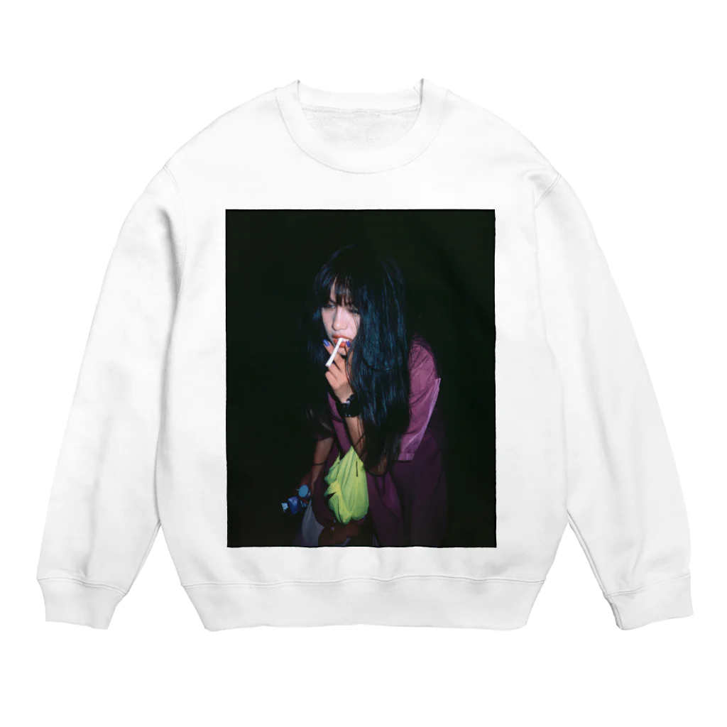 jordanniのlittle shopのタバコの姚 Crew Neck Sweatshirt