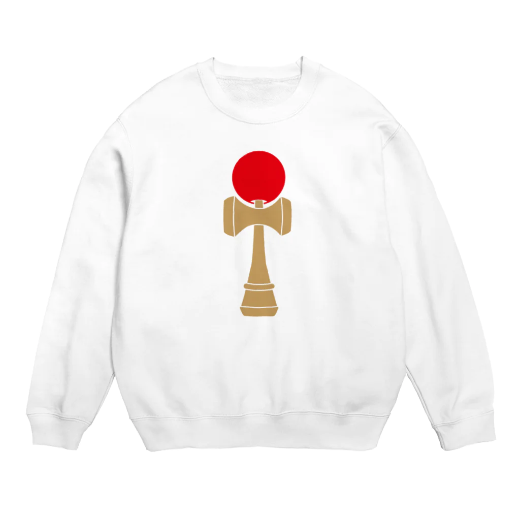 天のお店のけん玉 Crew Neck Sweatshirt