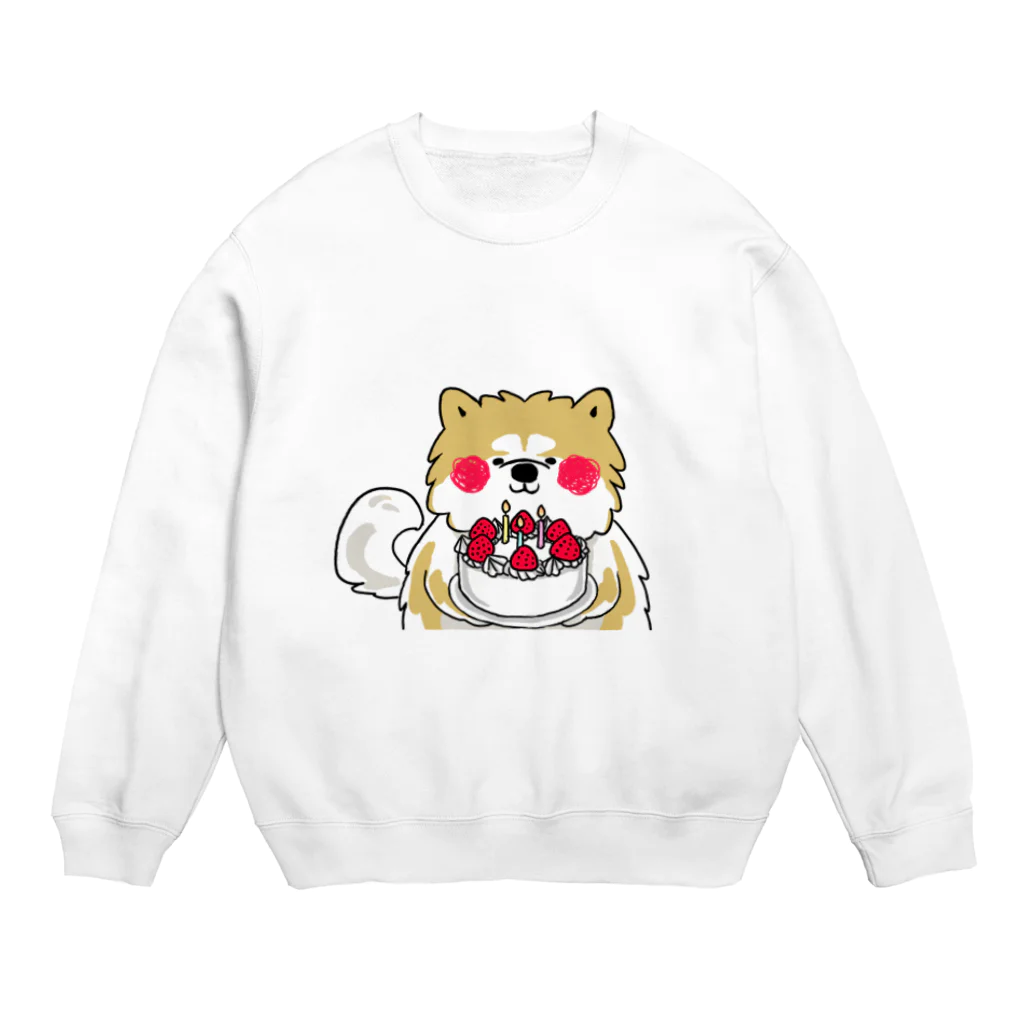 保護犬達の楽園オリジナルグッズのハッピー大吉くん Crew Neck Sweatshirt