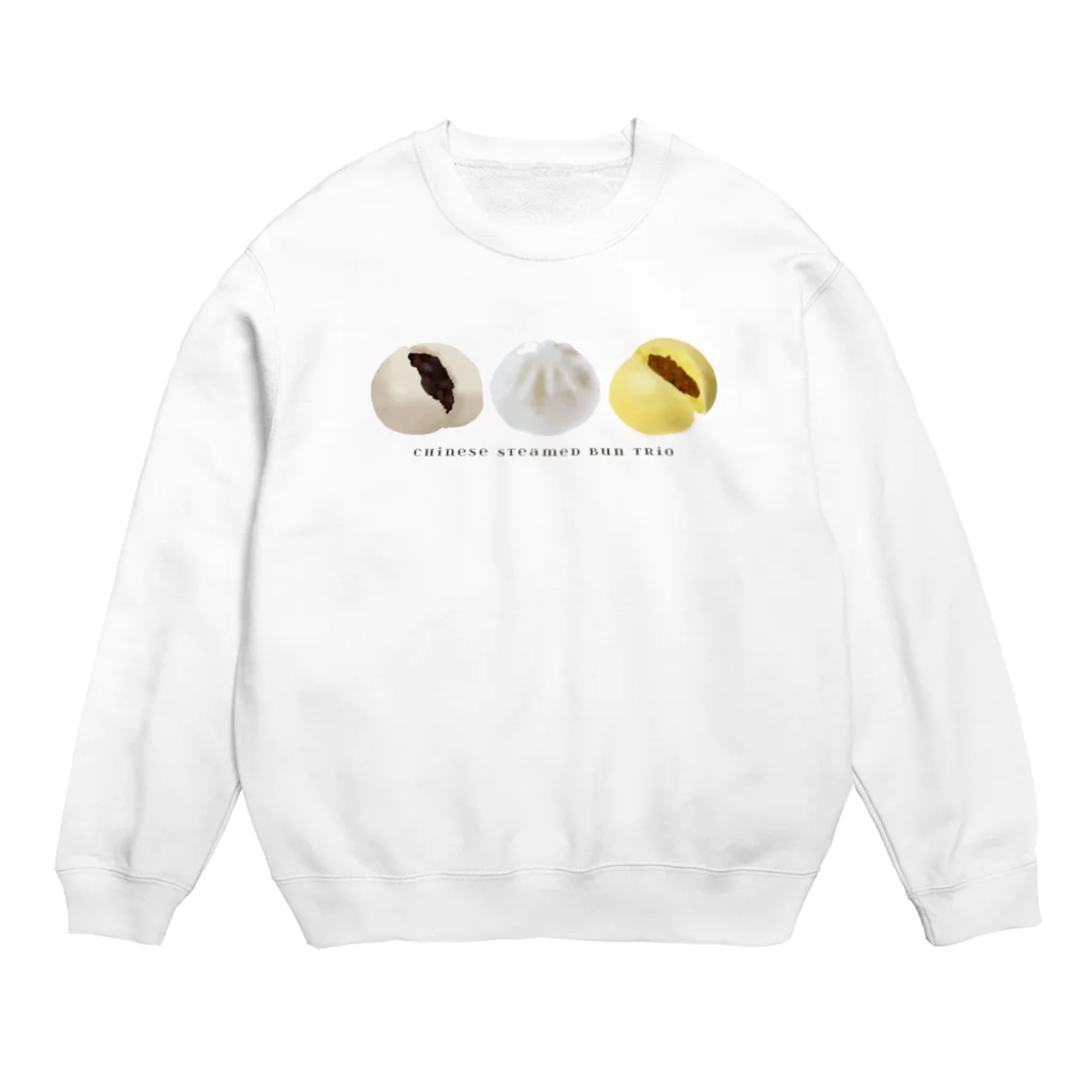 potetoaiの中華まんトリオ Crew Neck Sweatshirt