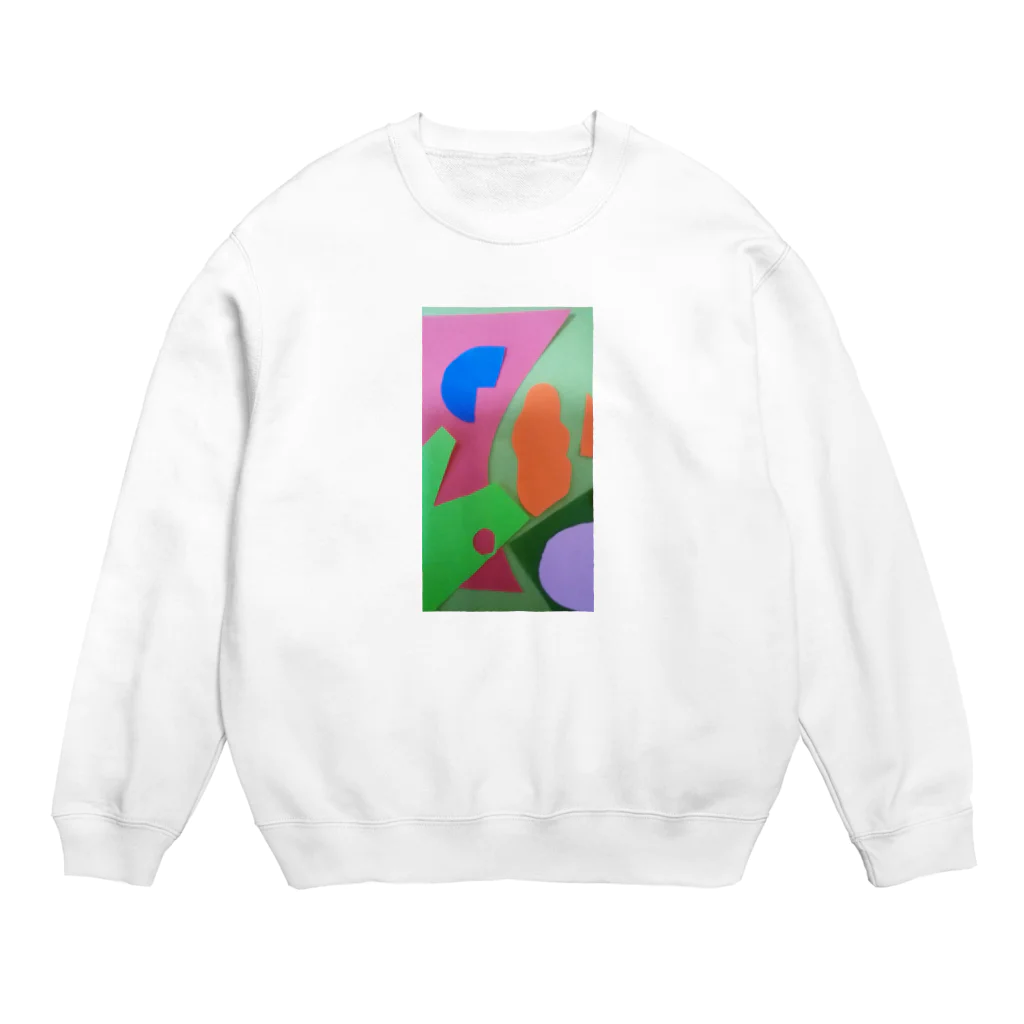 junko1の紫とのはなしあい Crew Neck Sweatshirt