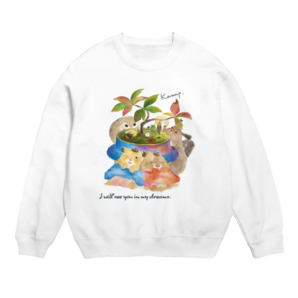 KAMAP ＆ Ricaの【KAMAP】小さな釜めしの木の下で Crew Neck Sweatshirt