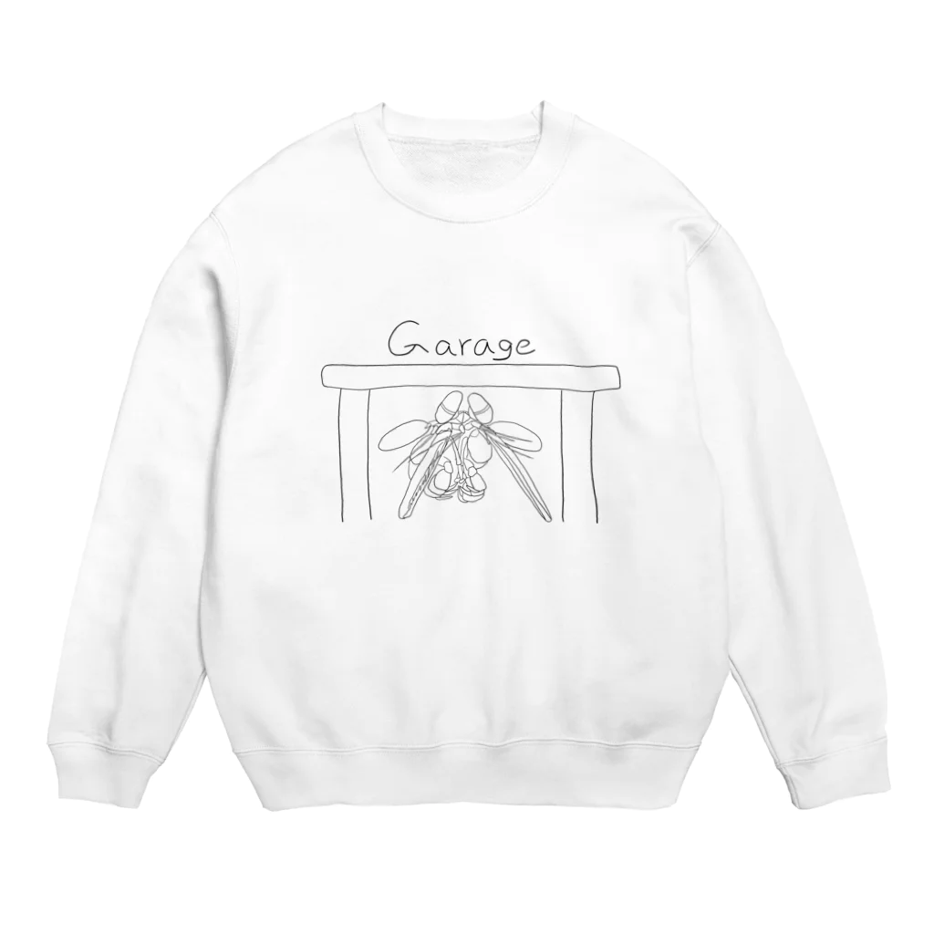 Syakomantisのシャコin車庫 Crew Neck Sweatshirt