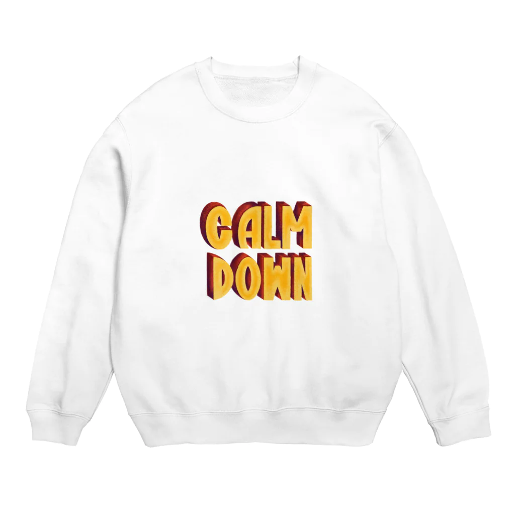 The ink and bottleのCalm down  Crew Neck Sweatshirt