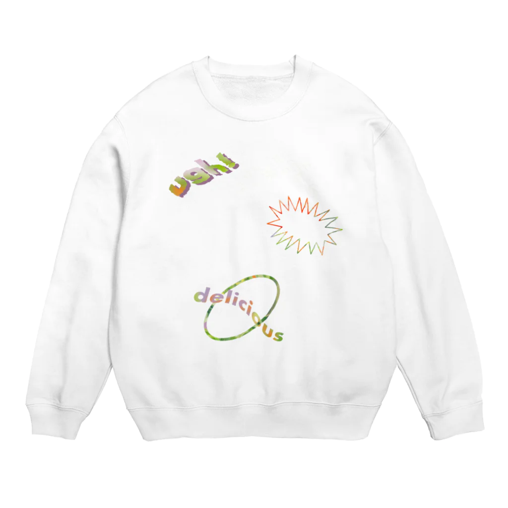 chabiのfresh vegetable／delicious Crew Neck Sweatshirt