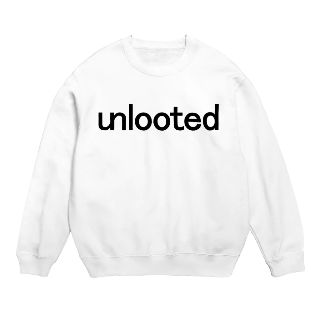 VOLTのunlooted black Crew Neck Sweatshirt