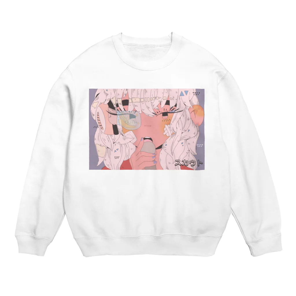 Vivirin artの スカウター Crew Neck Sweatshirt