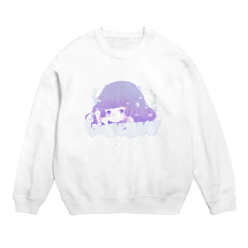 つきの涙が止まらない、そんな夜 Crew Neck Sweatshirt