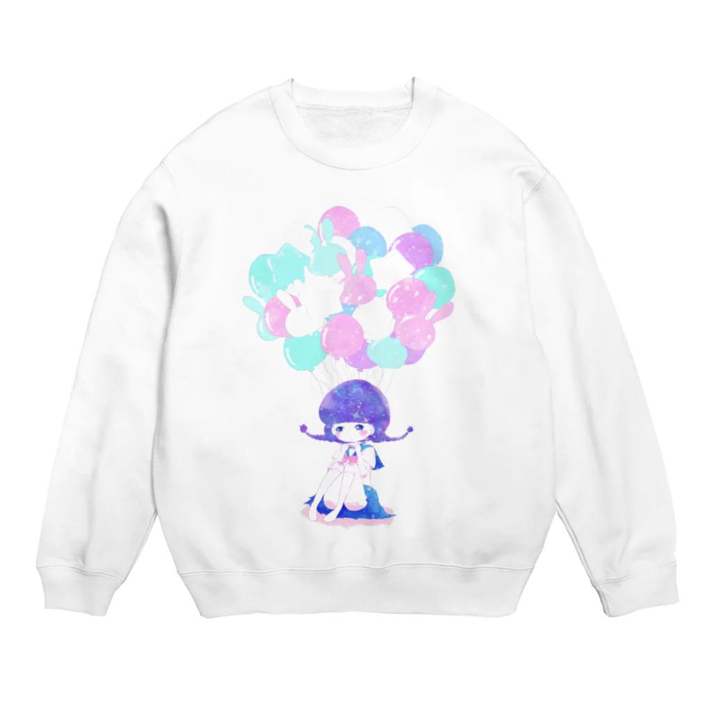 つきの風船 Crew Neck Sweatshirt