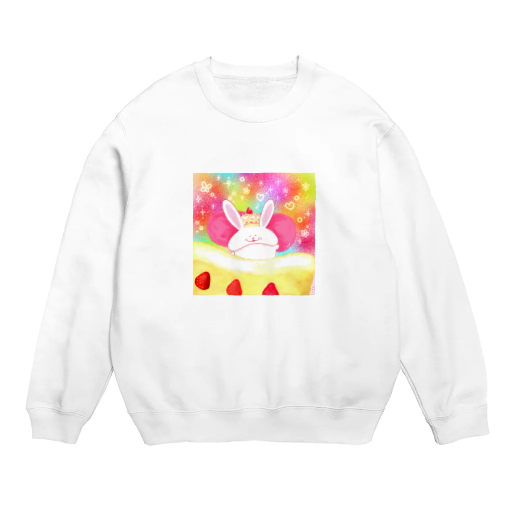 どるちぇ＊うさぎの《イラスト15》＊あまいゆめうさぎ＊ Crew Neck Sweatshirt