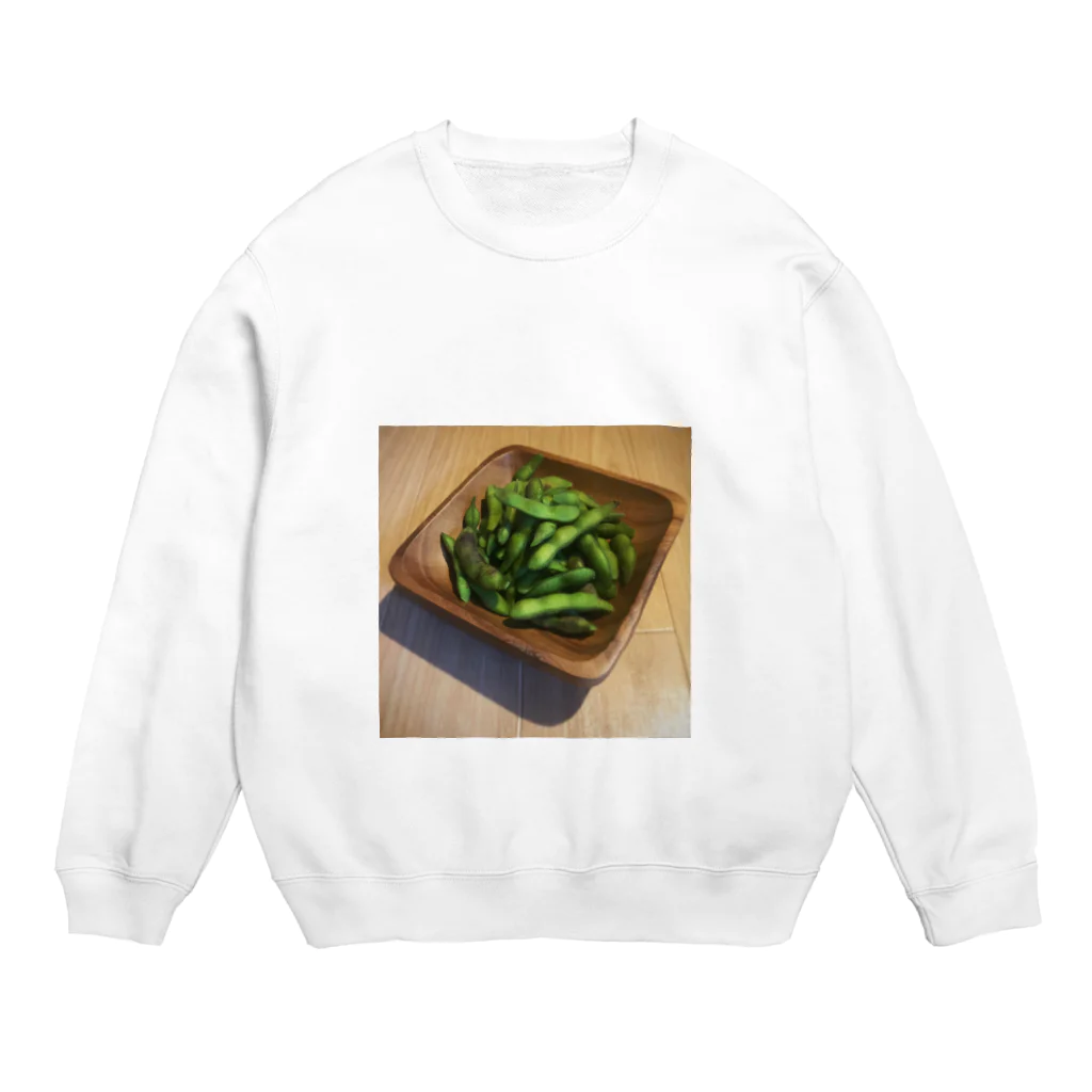 shizukusanの棚の枝豆タイム Crew Neck Sweatshirt