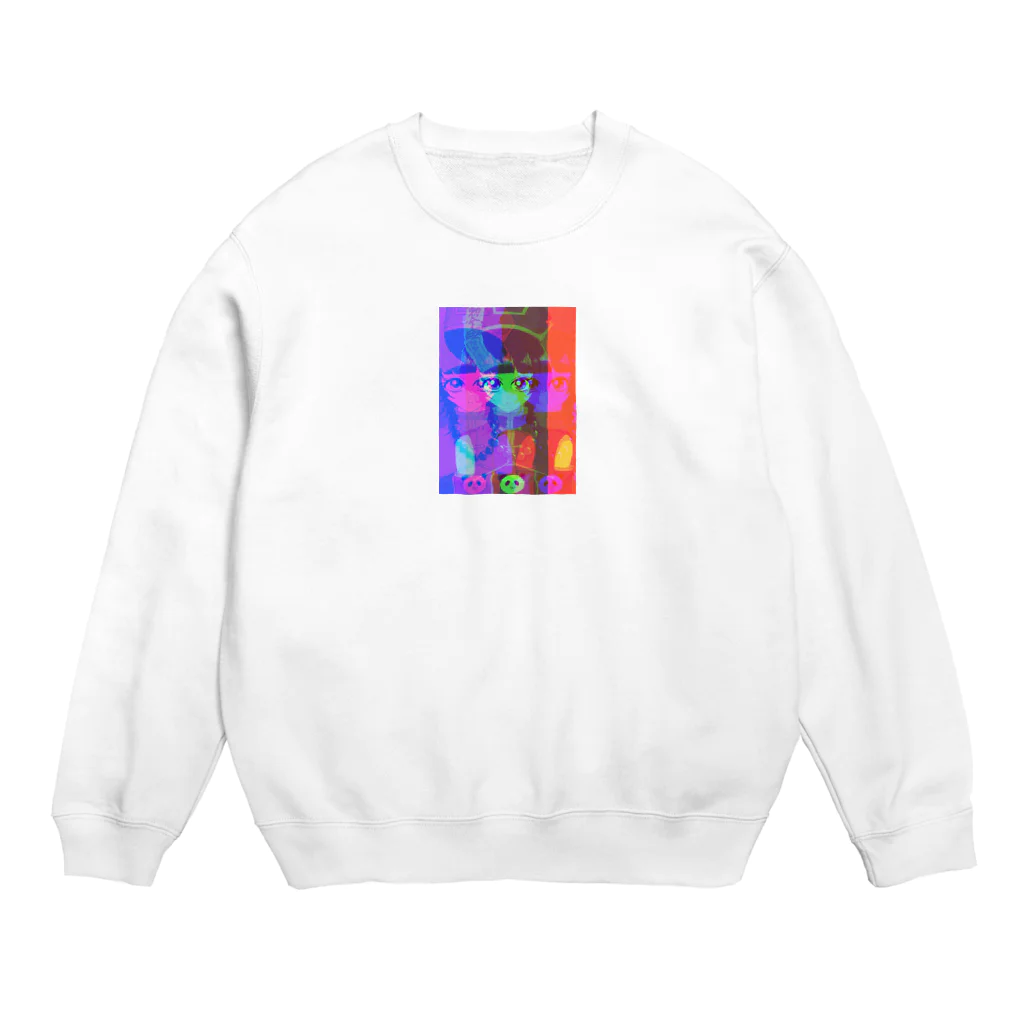 ごっとのキョンシーちゃん色ズレVer. Crew Neck Sweatshirt