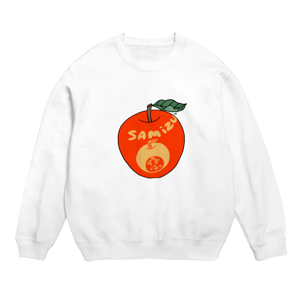 中林ういの三水家の人々　絵文字りんご Crew Neck Sweatshirt