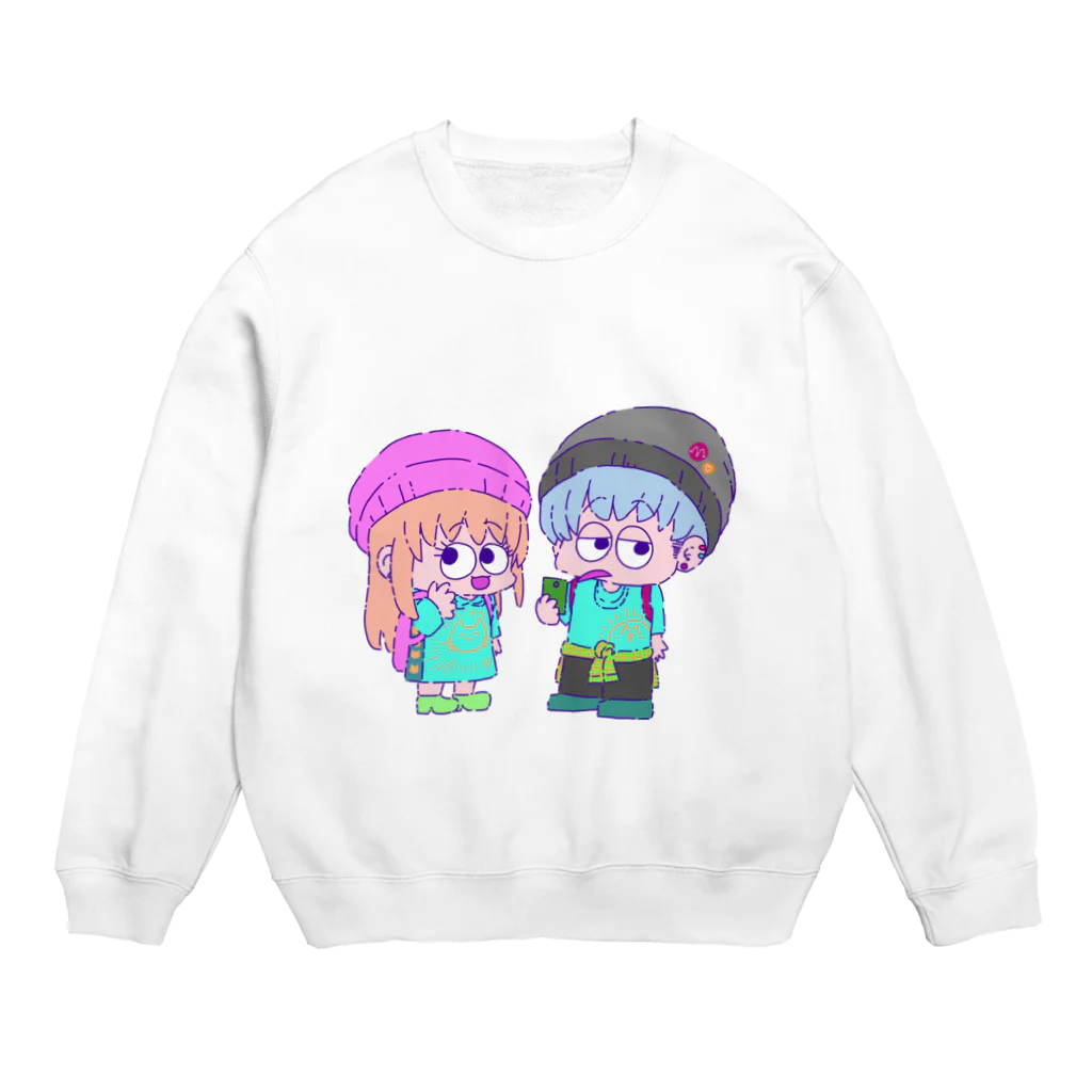 空晴琴耶のなかよし Crew Neck Sweatshirt