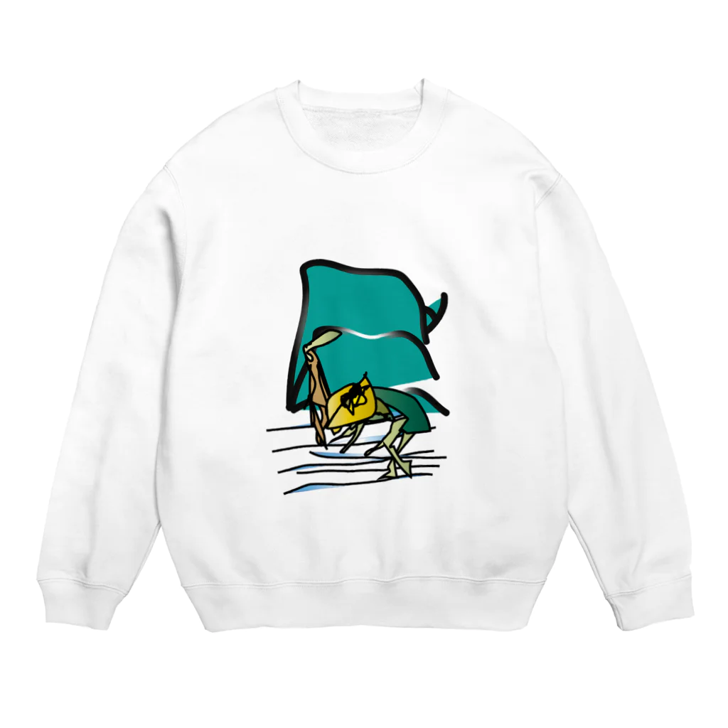 npo j leaguerのriver mountain play  Crew Neck Sweatshirt