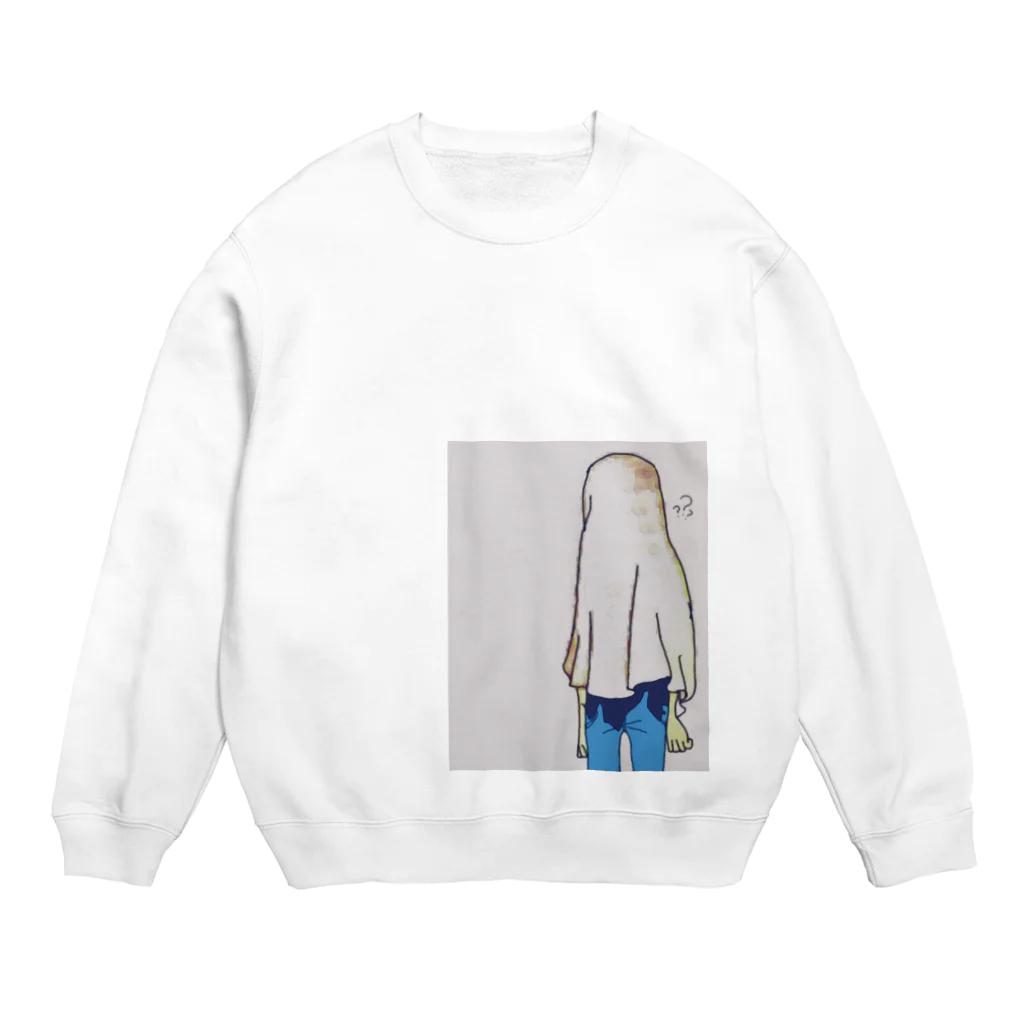 ねむのへや。のお先真っ暗 Crew Neck Sweatshirt