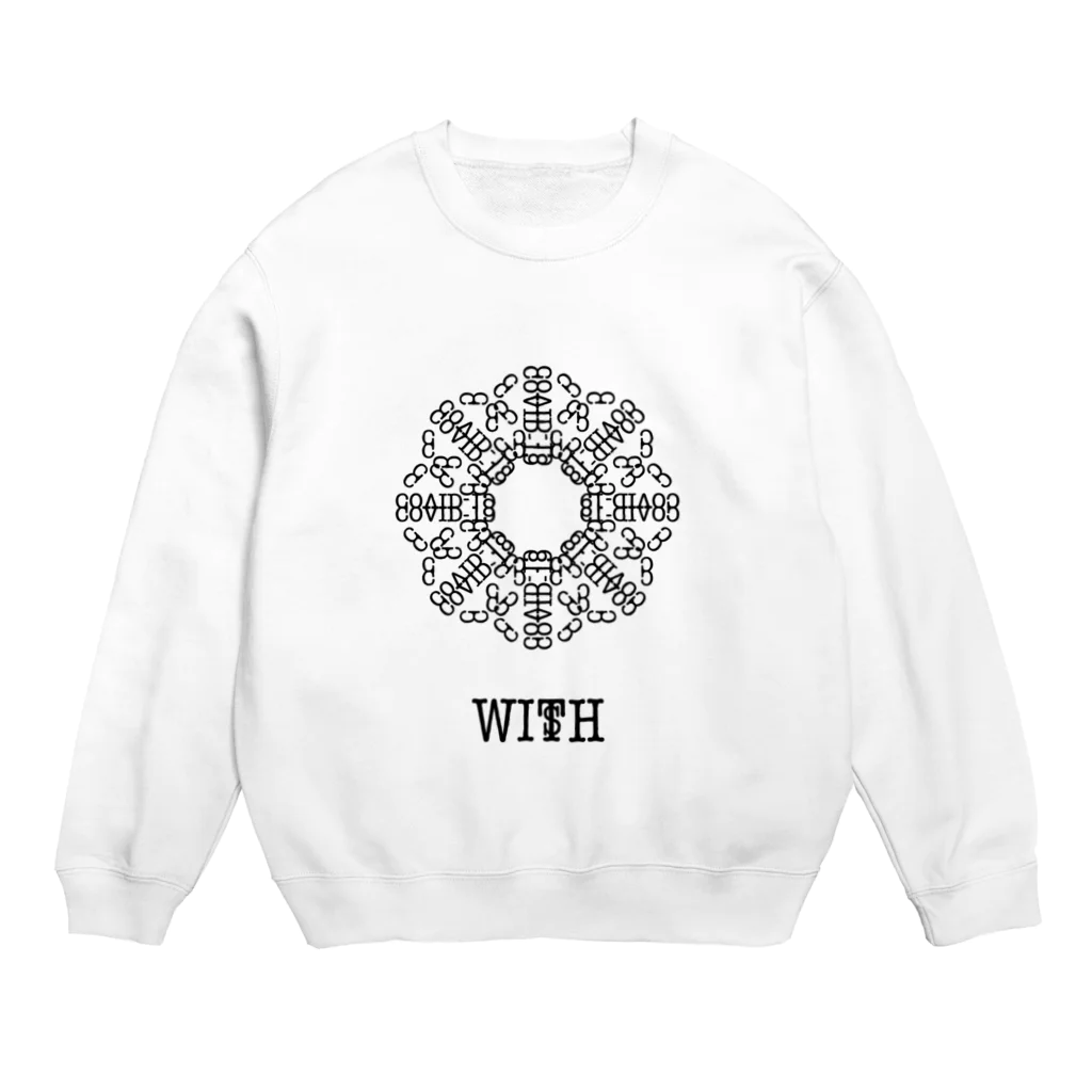 家出猫町屋のWITH/WISH Crew Neck Sweatshirt
