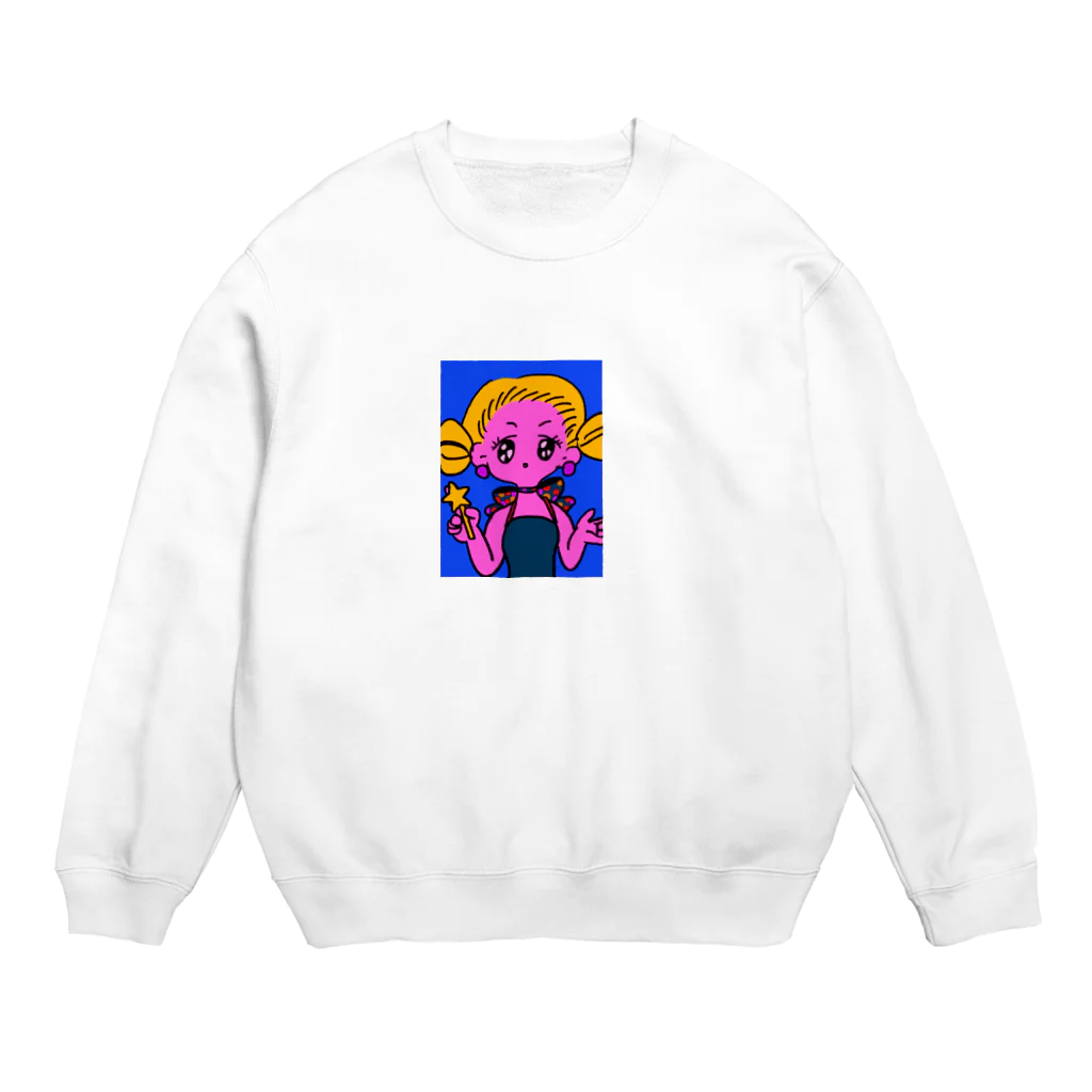 cathyyyのドレスの女の子 Crew Neck Sweatshirt