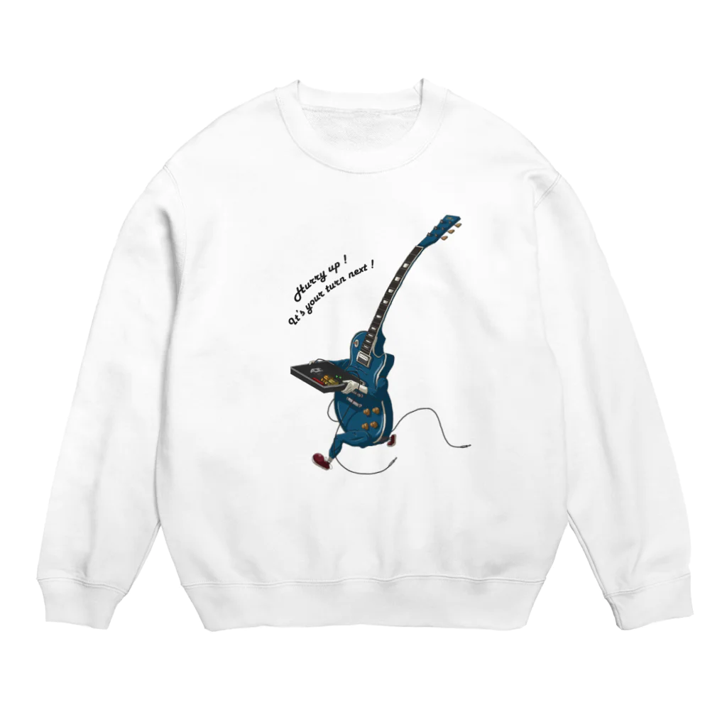 Tohma.m. のRunning Guiter (black ver.) Crew Neck Sweatshirt