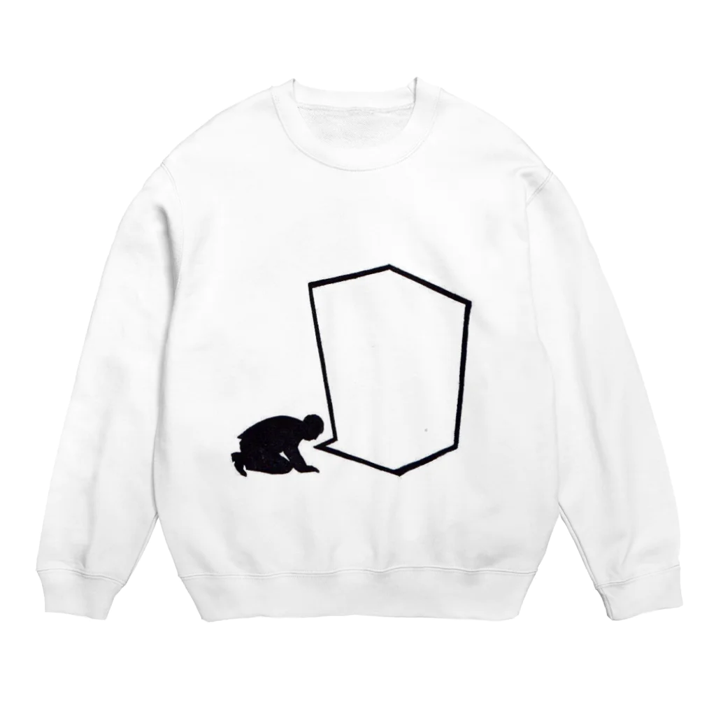 partsのメッセージ　／　DOGEZA Crew Neck Sweatshirt