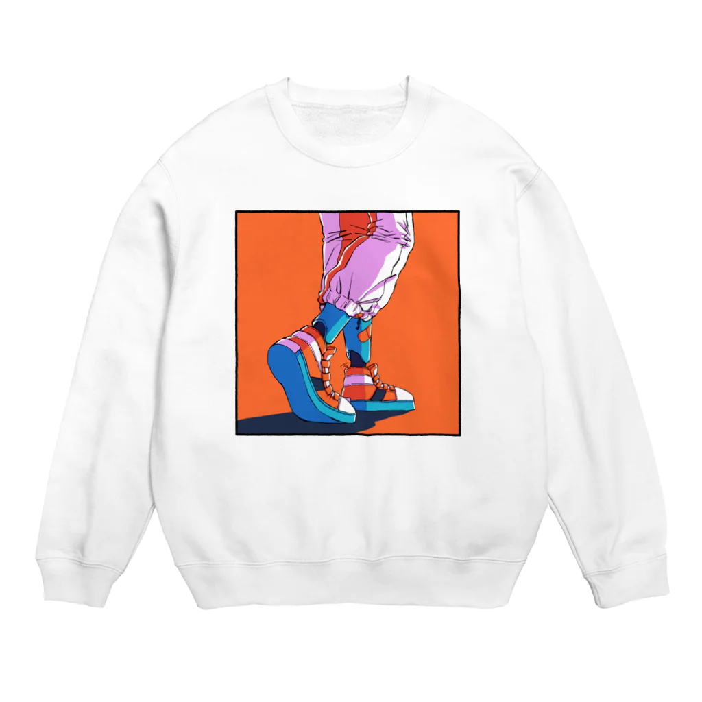 しのびやしき　硯店のロボあし　辰 Crew Neck Sweatshirt