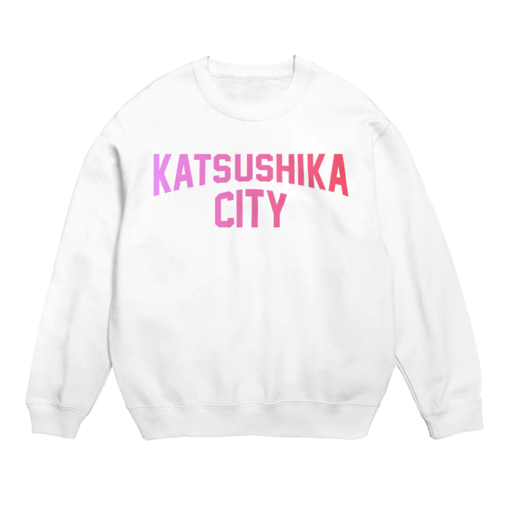 JIMOTO Wear Local Japanの葛飾区 KATSUSHIKA CITY ロゴピンク スウェット