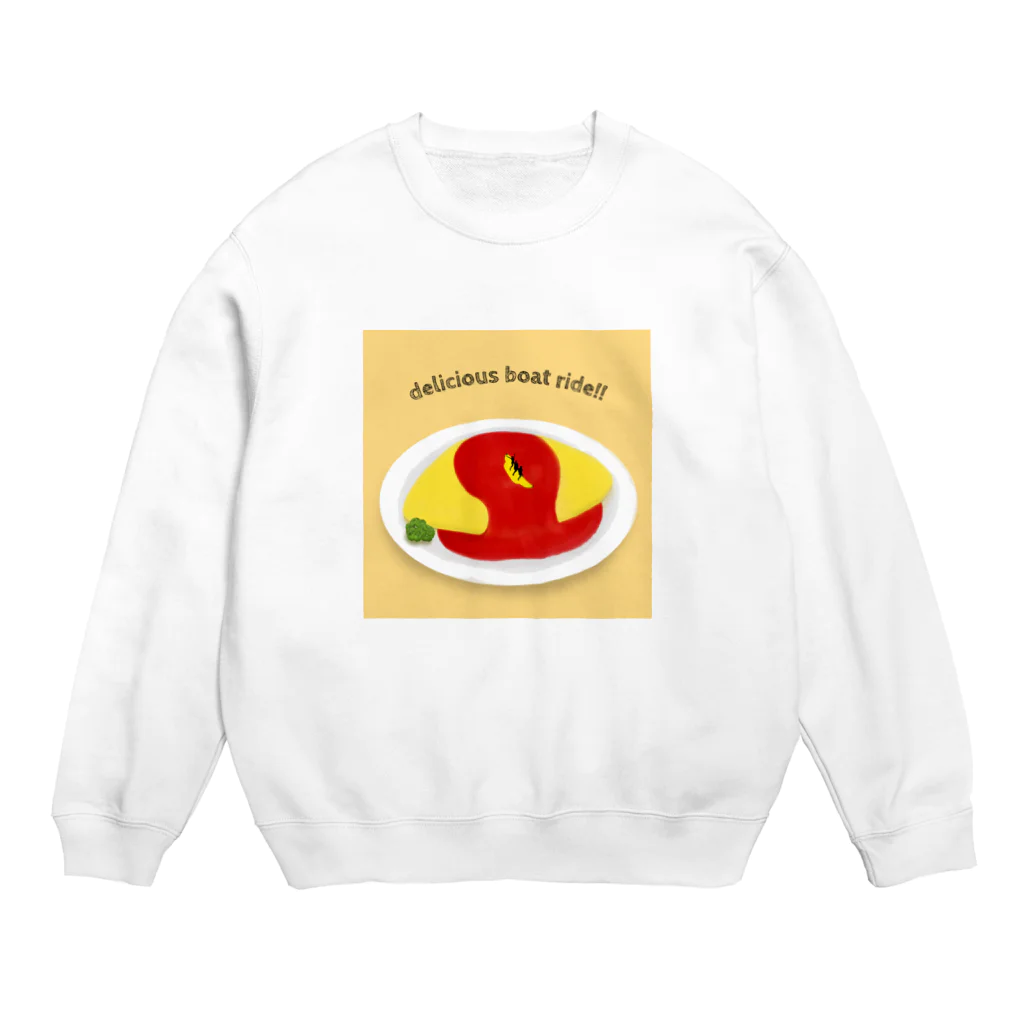 ないものねだりのおいしい川下り Crew Neck Sweatshirt