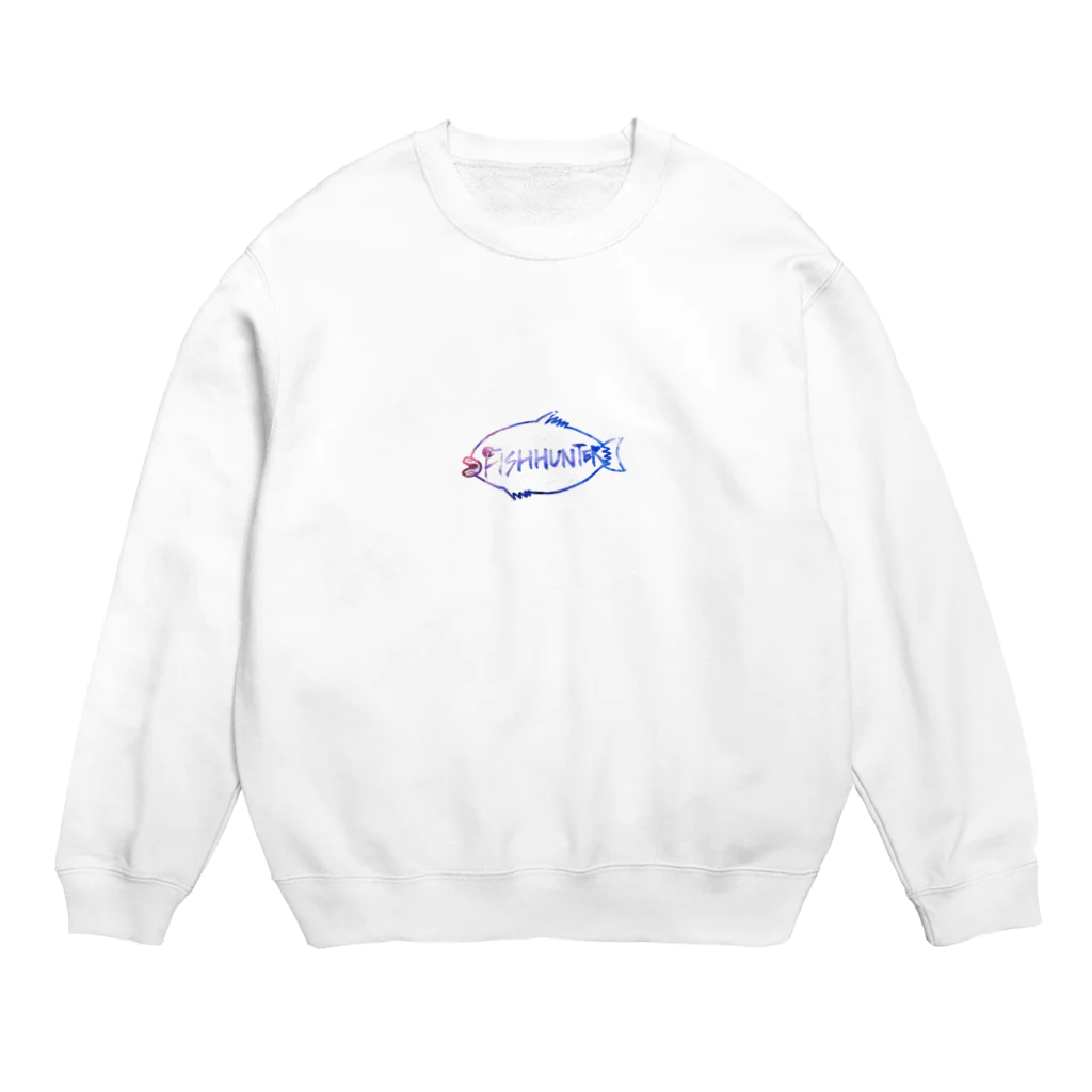 おさるさんのsakana Crew Neck Sweatshirt